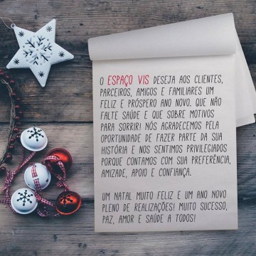 Feliz Natal do Espaço Vis