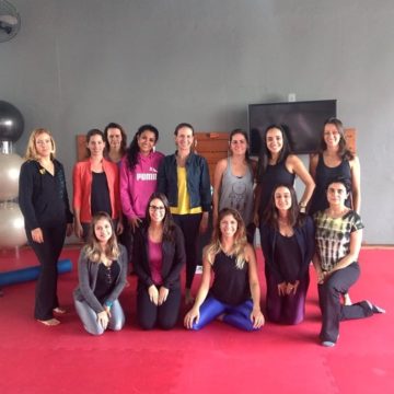 Alunos participantes do Workshop Alongando os Trilhos Anatômicos